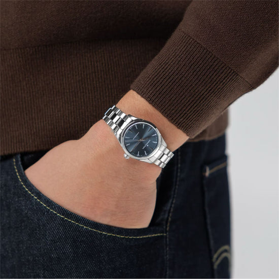 Orologio Hamilton Jazzmaster Quartz quadrante blu polvere 32mm MISURA UNICA
