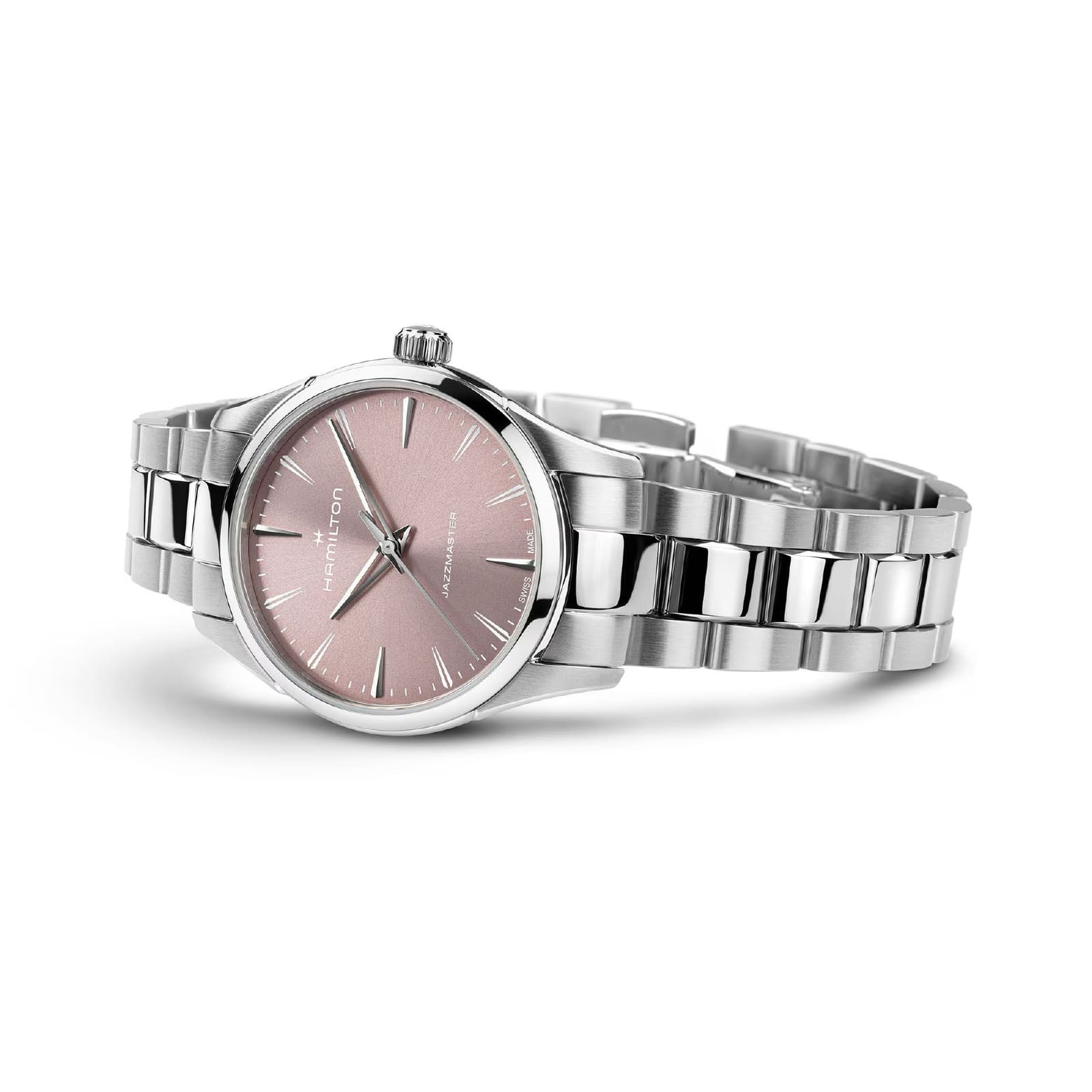Orologio Hamilton Jazzmaster Quartz quadrante rosa 32mm MISURA UNICA