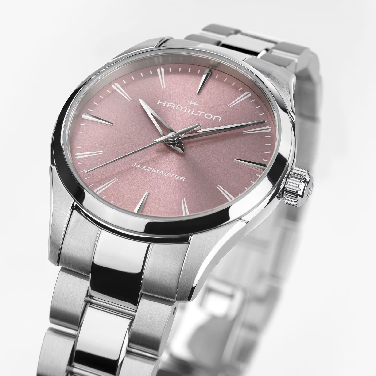 Orologio Hamilton Jazzmaster Quartz quadrante rosa 32mm MISURA UNICA
