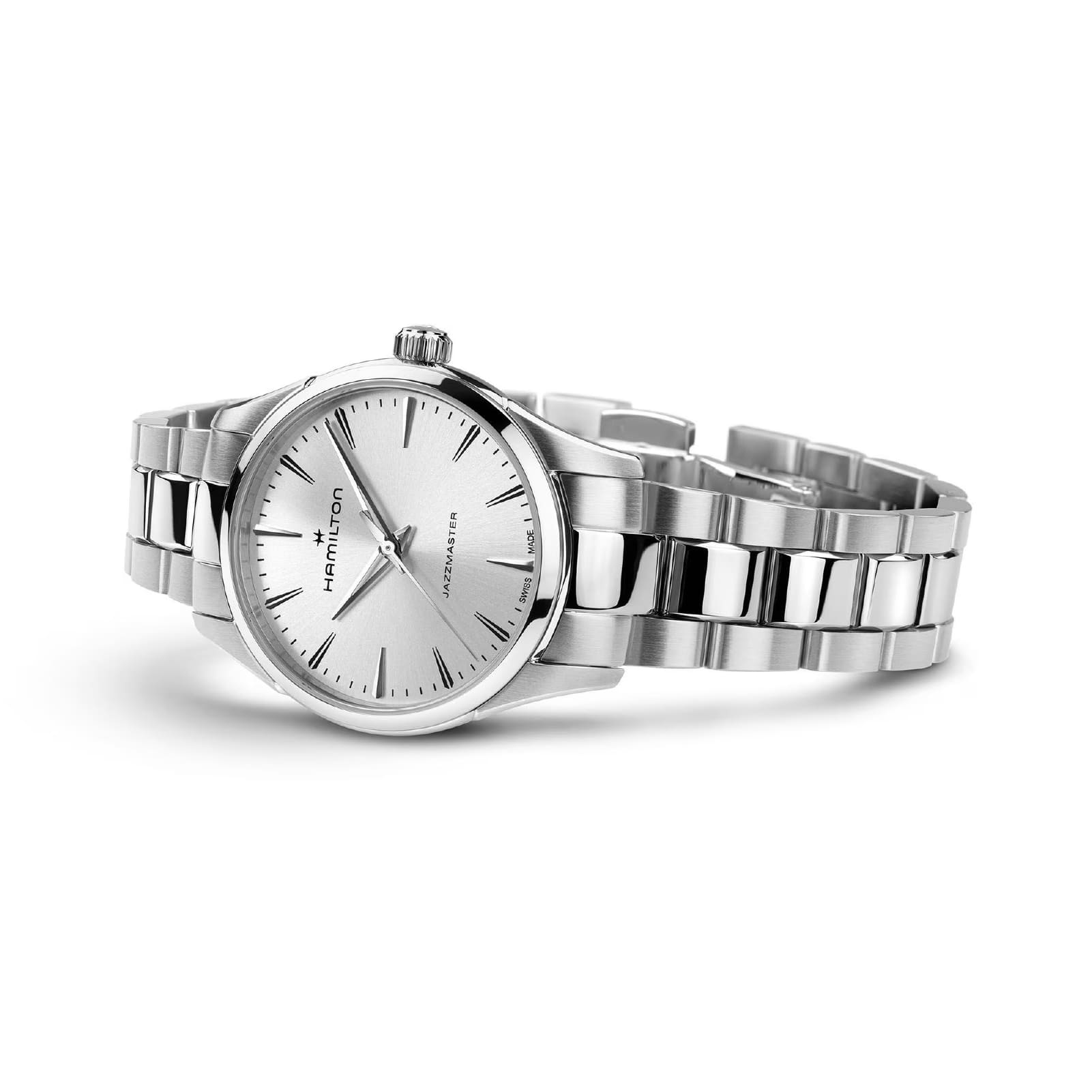 Orologio solo tempo Hamilton Jazzmaster Quartz acciaio 32mm MISURA UNICA