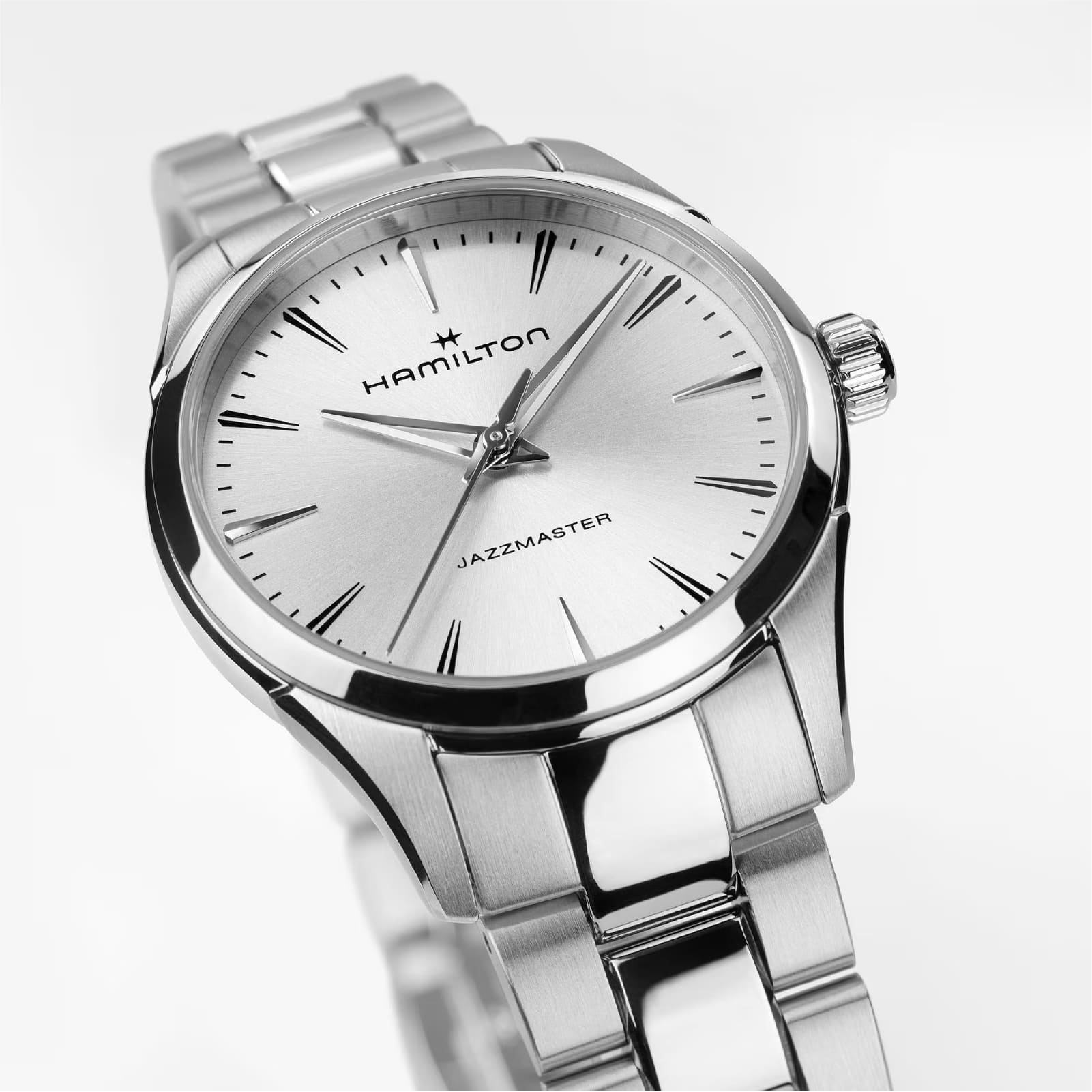 Orologio solo tempo Hamilton Jazzmaster Quartz acciaio 32mm MISURA UNICA