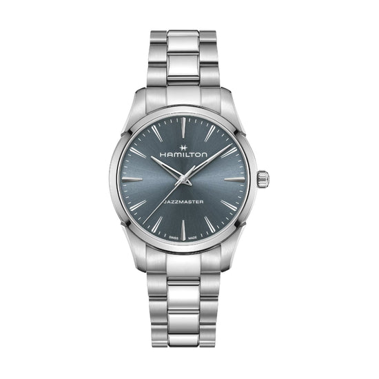 Orologio Hamilton Jazzmaster Quartz quadrante blu polvere 40mm MISURA UNICA