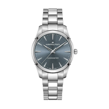 Orologio Hamilton Jazzmaster Quartz quadrante blu polvere 40mm MISURA UNICA