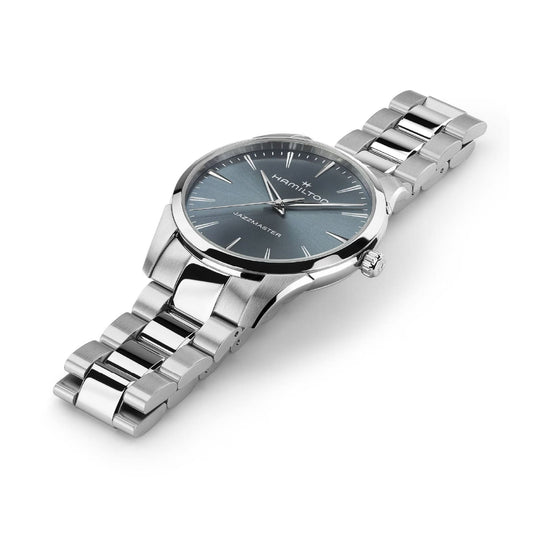 Orologio Hamilton Jazzmaster Quartz quadrante blu polvere 40mm MISURA UNICA