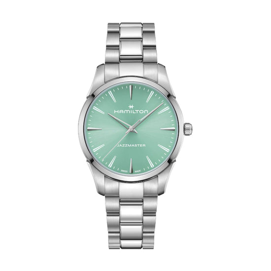 Orologio Hamilton Jazzmaster Quartz 40 mm verde da donna MISURA UNICA