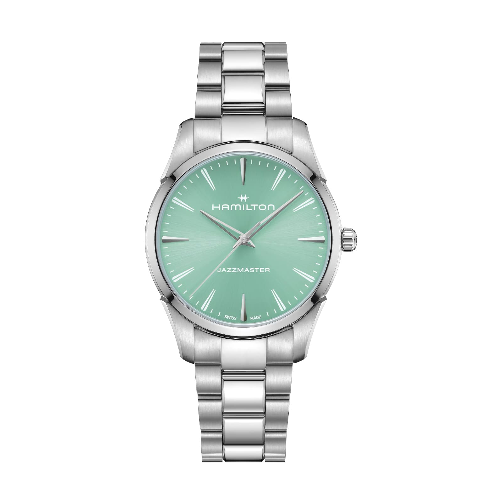 Orologio Hamilton Jazzmaster Quartz 40 mm verde da donna MISURA UNICA