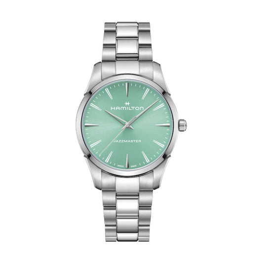 Orologio Hamilton Jazzmaster Quartz 40 mm verde da donna MISURA UNICA