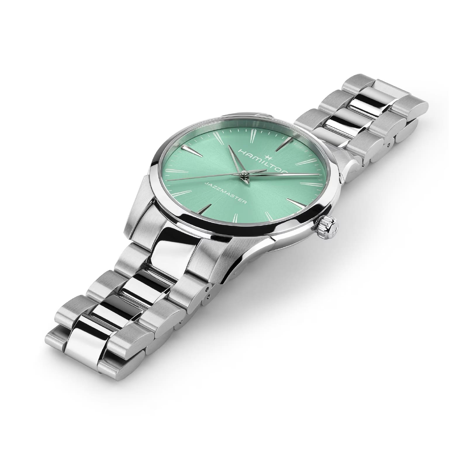 Orologio Hamilton Jazzmaster Quartz 40 mm verde da donna MISURA UNICA