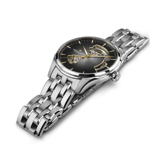 Orologio Hamilton Jazzmaster Open Heart quadrante nero 40mm MISURA UNICA