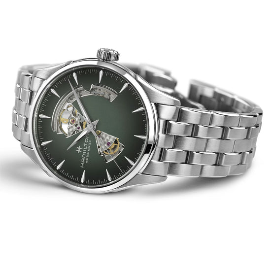 Orologio automatico uomo Hamilton acciaio quadrante verde