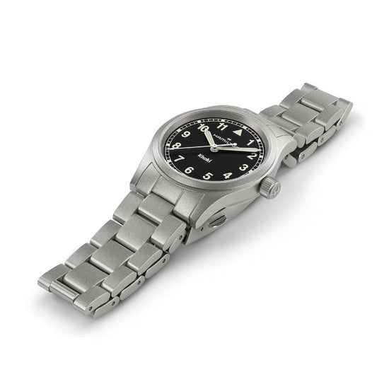 Orologio solo tempo Hamilton Khaki Field Quartz in acciaio MISURA UNICA
