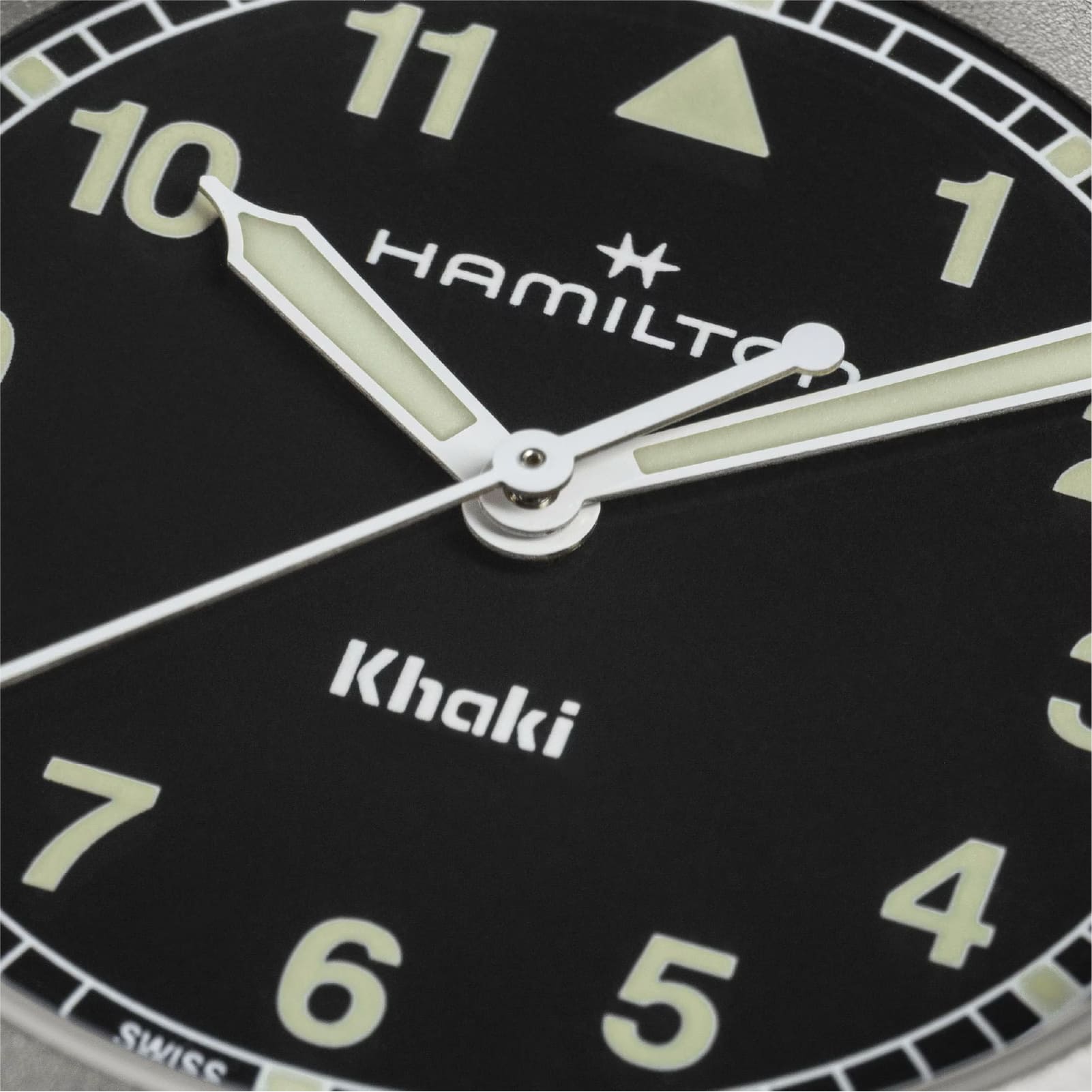 Orologio solo tempo Hamilton Khaki Field Quartz in acciaio MISURA UNICA