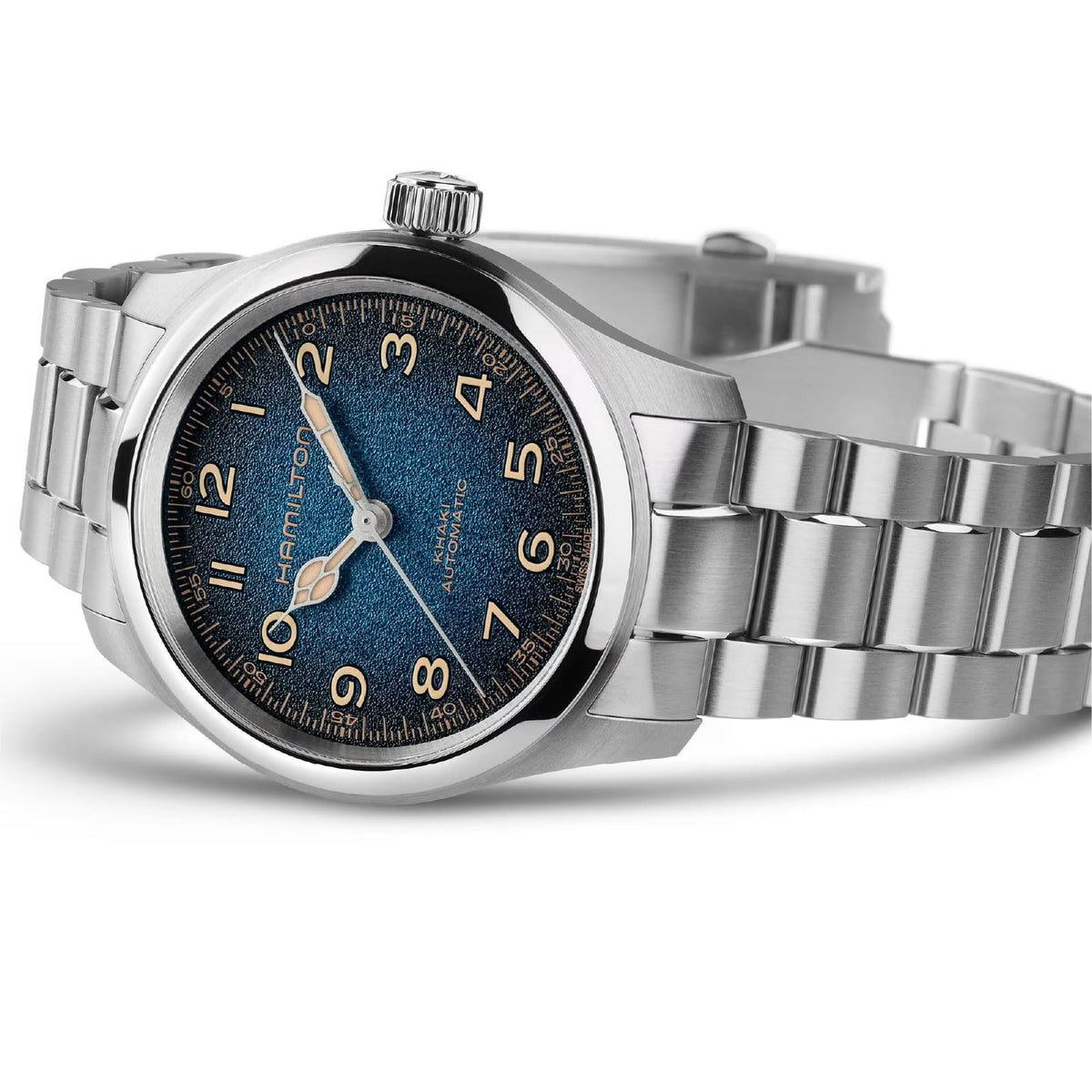 Orologio solo tempo Hamilton Khaki Field Murph in acciaio MISURA UNICA