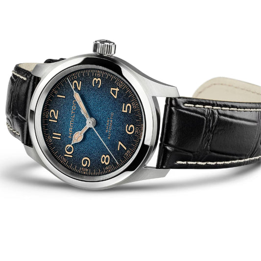 Orologio Hamilton Khaki Field Murph acciaio cinturino pelle MISURA UNICA