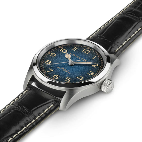 Orologio Hamilton Khaki Field Murph acciaio cinturino pelle MISURA UNICA