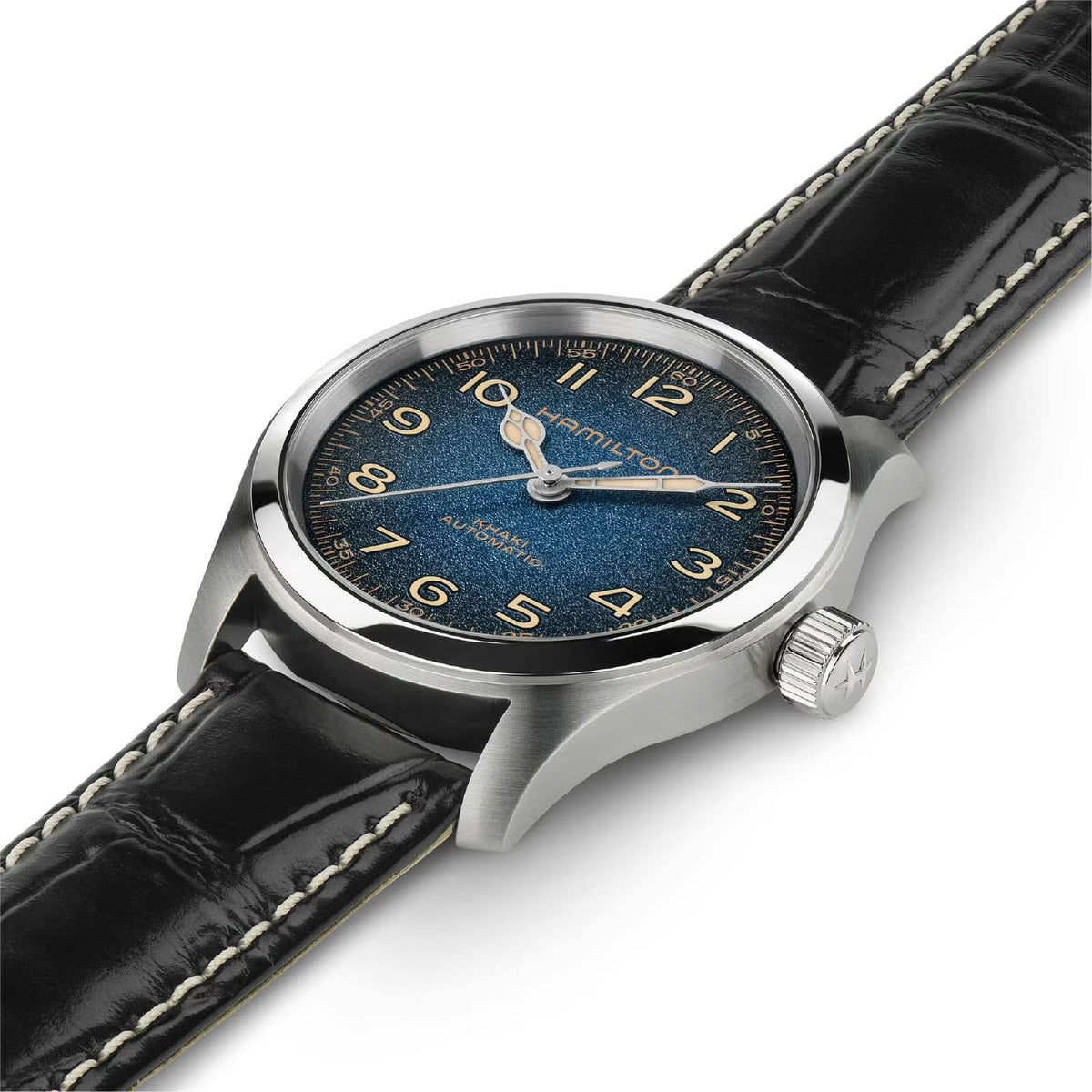 Orologio Hamilton Khaki Field Murph acciaio cinturino pelle MISURA UNICA