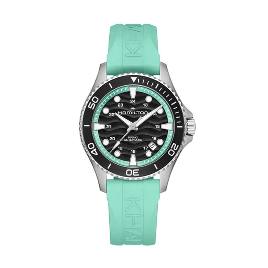 Orologio Hamilton Khaki Navy Scuba 40 mm verde acqua uomo MISURA UNICA