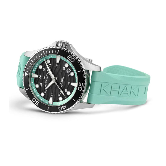 Orologio Hamilton Khaki Navy Scuba 40 mm verde acqua uomo MISURA UNICA