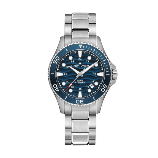 Orologio Hamilton Khaki Navy Scuba Auto 40 mm blu da uomo MISURA UNICA