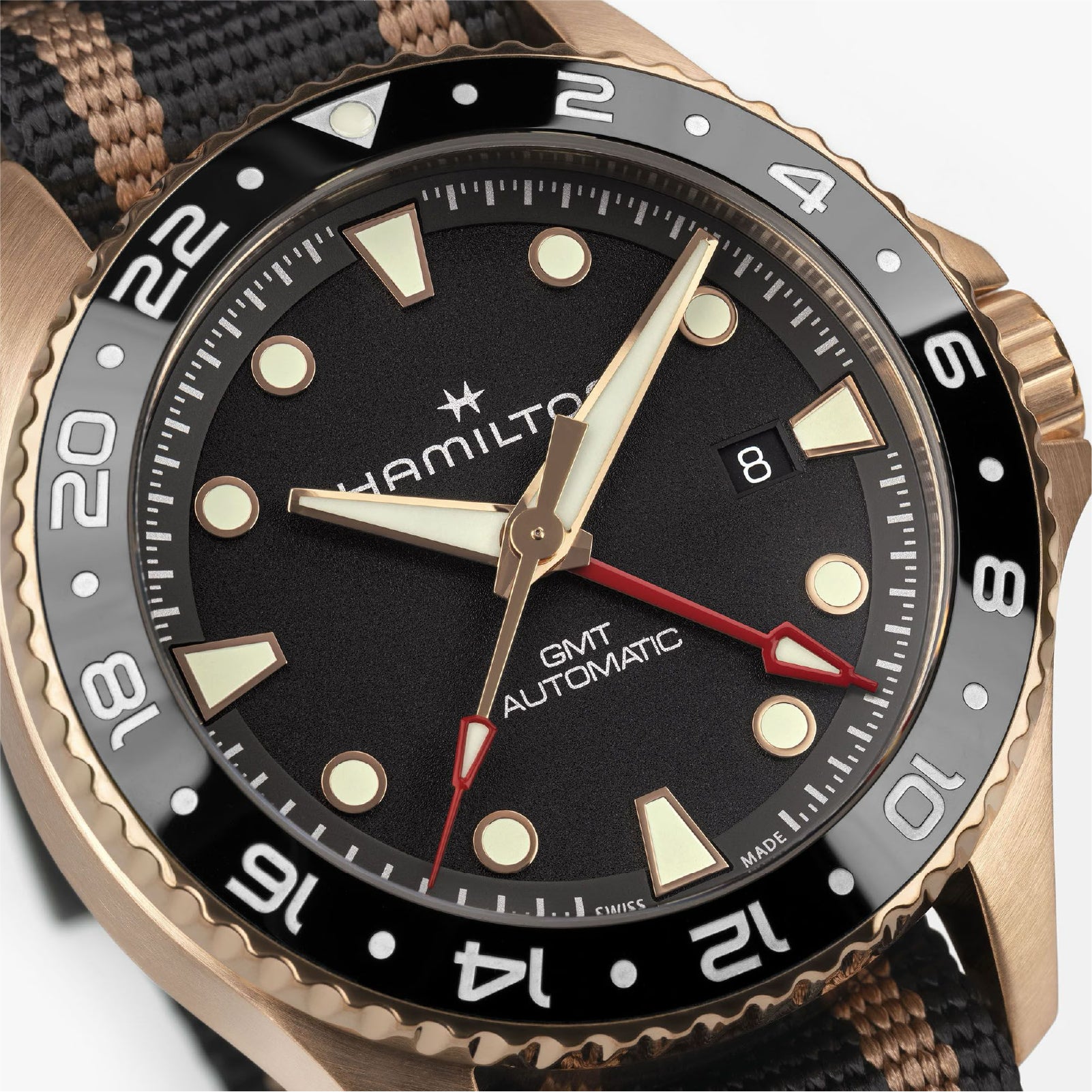 Orologio automatico Hamilton Scuba in bronzo e titanio MISURA UNICA