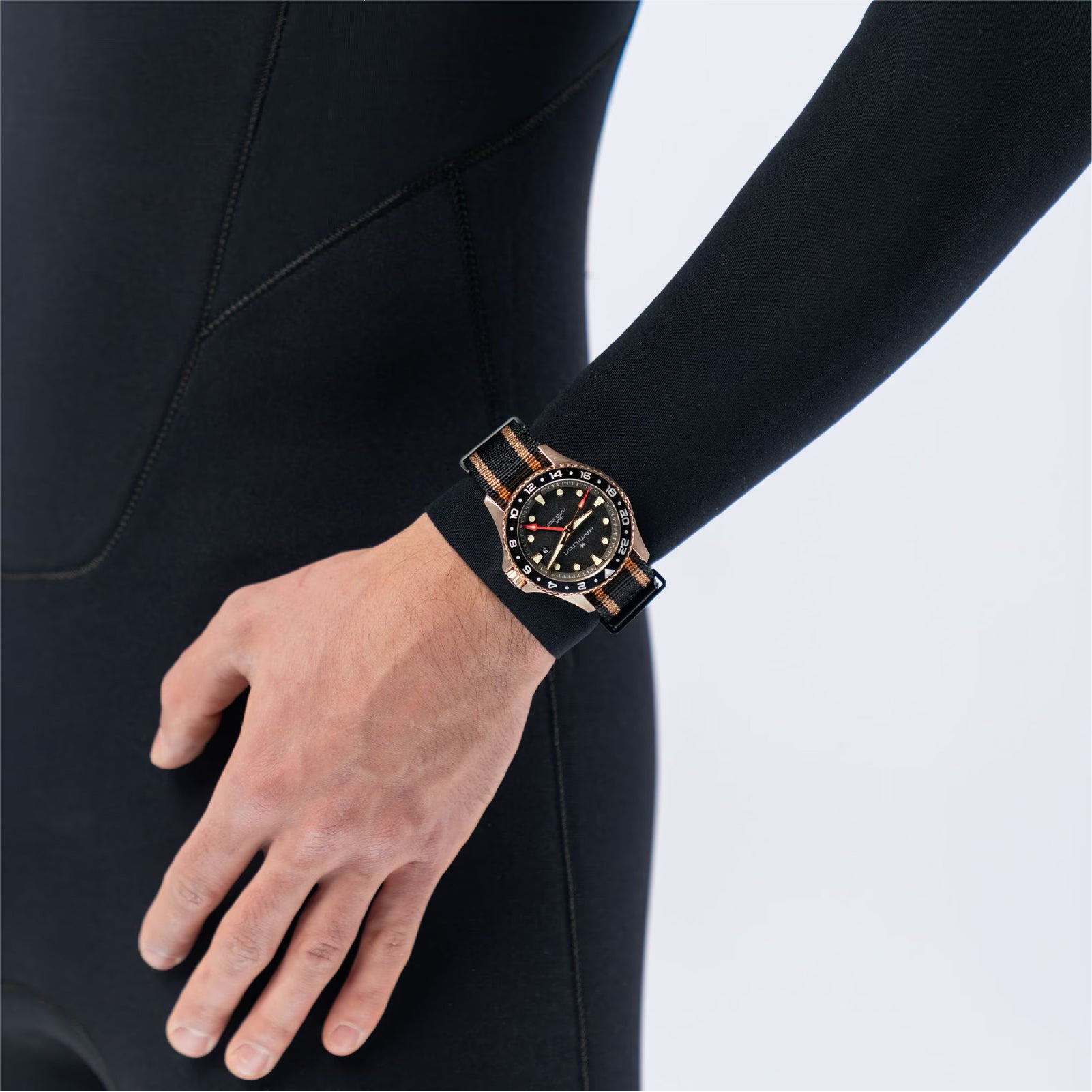 Orologio automatico Hamilton Scuba in bronzo e titanio MISURA UNICA