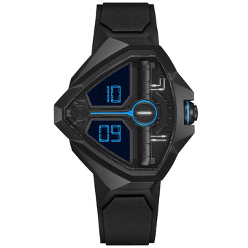 Orologio uomo Hamilton Ventura Edge Dune con in acciaio caucciù nero 51x47,6mm H24624330-1