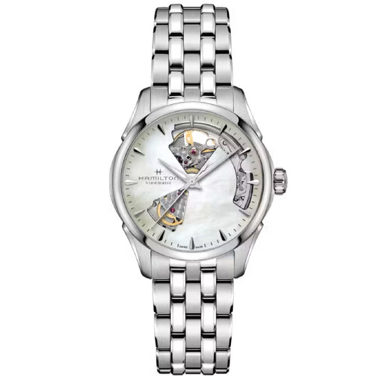 Orologio automatico donna Hamilton Jazzmaster acciaio madreperla 36mm H32215190-1