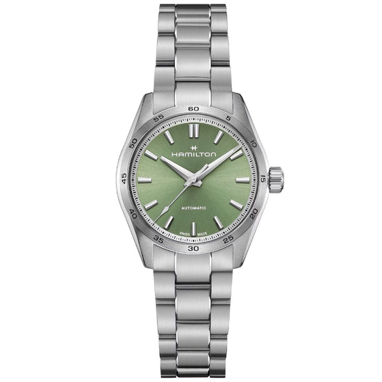 Orologio donna Hamilton Jazzmaster in acciaio quadrante verde cassa 38mm H36105160-1