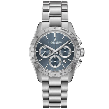 Orologio uomo Hamilton Jazzmaster acciaio quadrante azzurro cassa 42mm H36656140-1