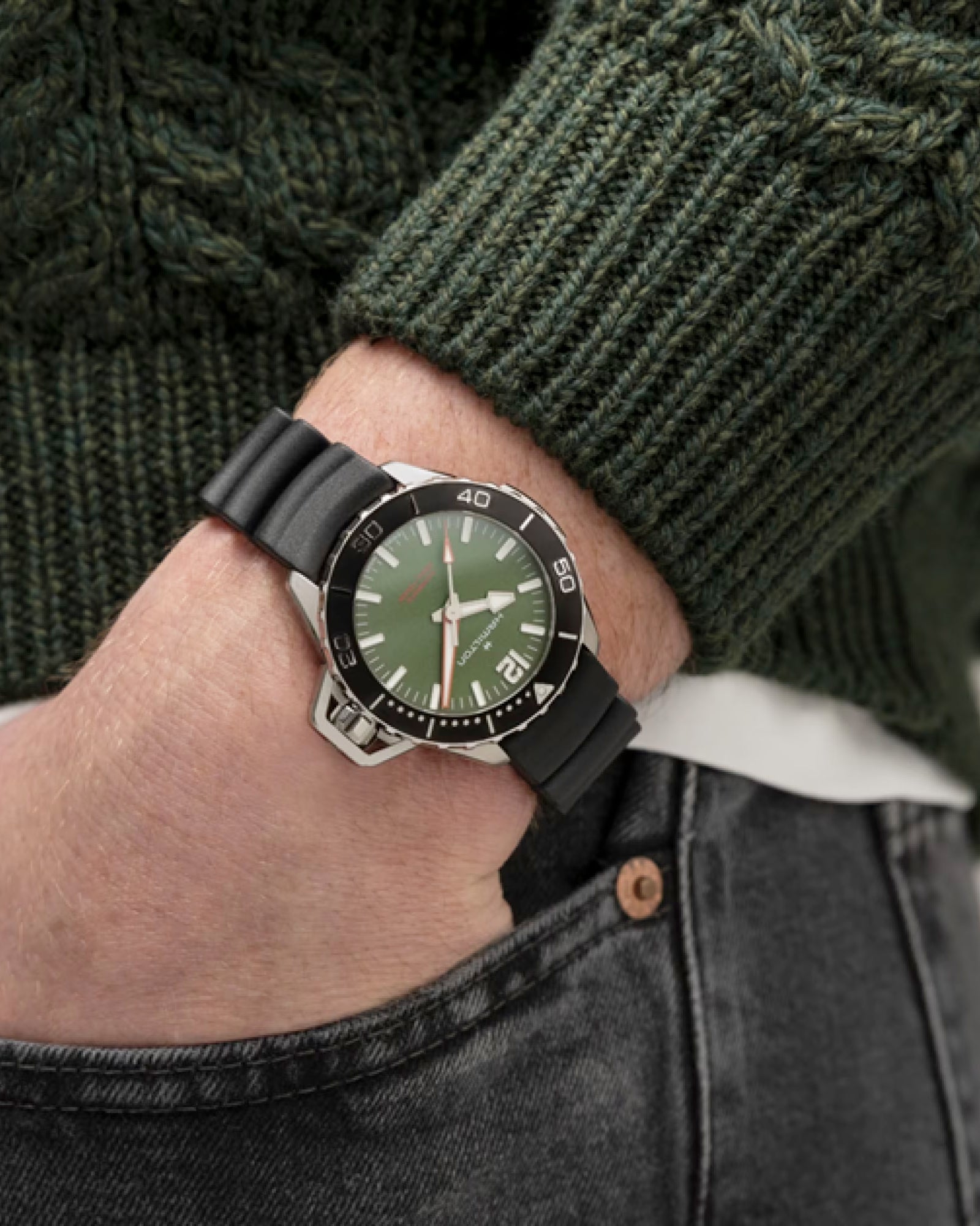 Orologio automatico Hamilton Khaki Navy da uomo H77455360-4