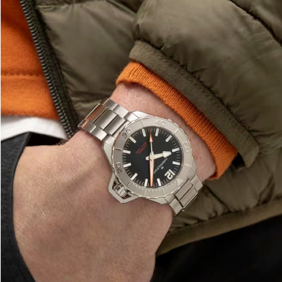 Orologio automatico Hamilton Khaki Navy da uomo H77485130-4