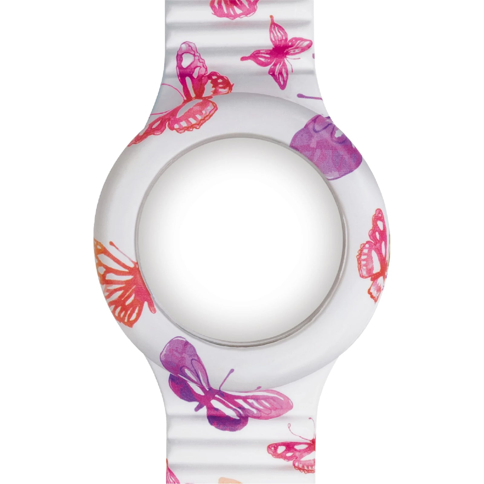 Cinturino Hip Hop Watches in silicone stampato bianco HH.HBU1058