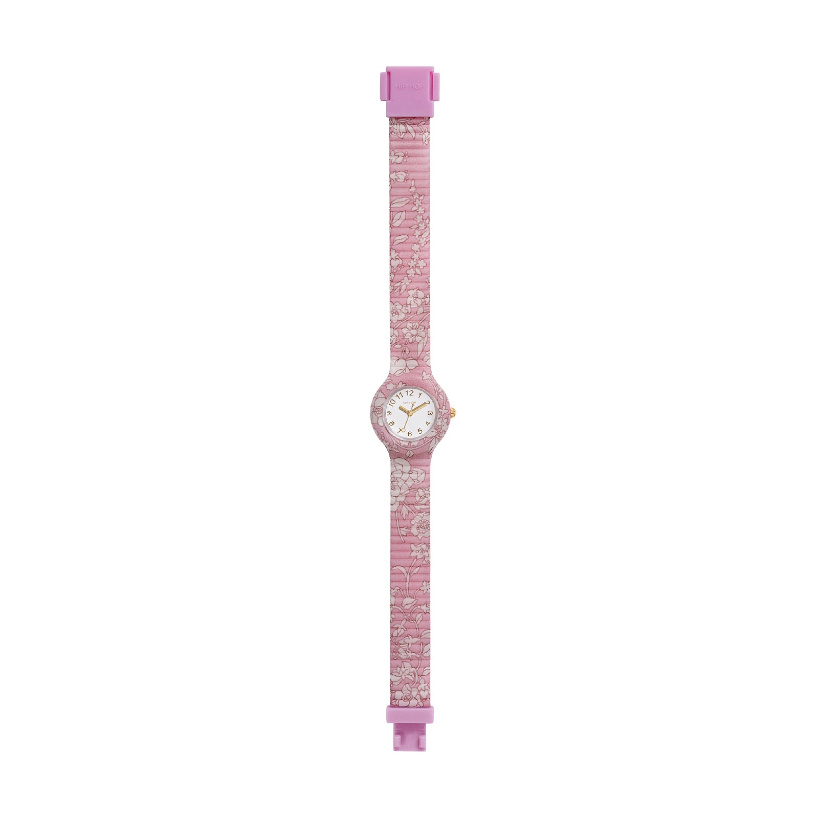 Orologio solo tempo Hip Hop Winter Blossom pink MISURA UNICA