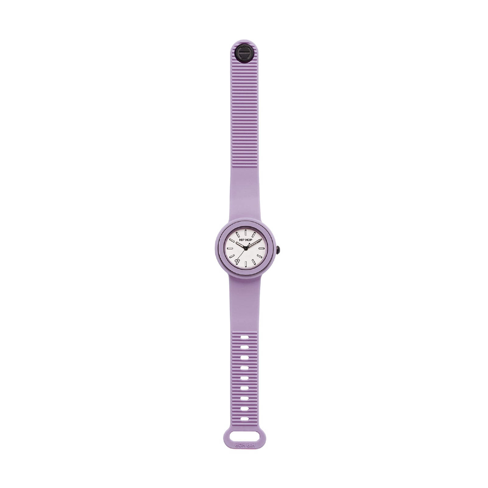 Orologio da donna Hip Hop in silicone di colore lilla MISURA UNICA
