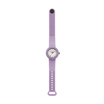 Orologio da donna Hip Hop in silicone di colore lilla MISURA UNICA