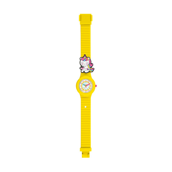 Orologio bambini solo tempo Hip Hop PINTASTIC! colore giallo