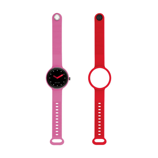 Orologio Smartwatch Hip Hop Hero.Next rosa e rosso unisex 41mm MISURA UNICA