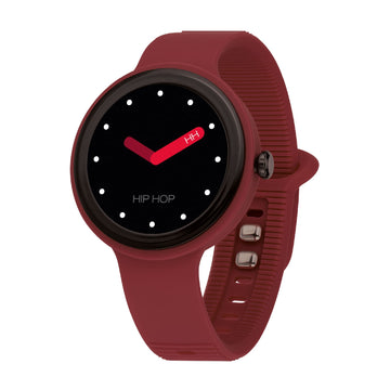 Orologio Hip Hop Hero Next in silicone azzurro e bordeaux MISURA UNICA