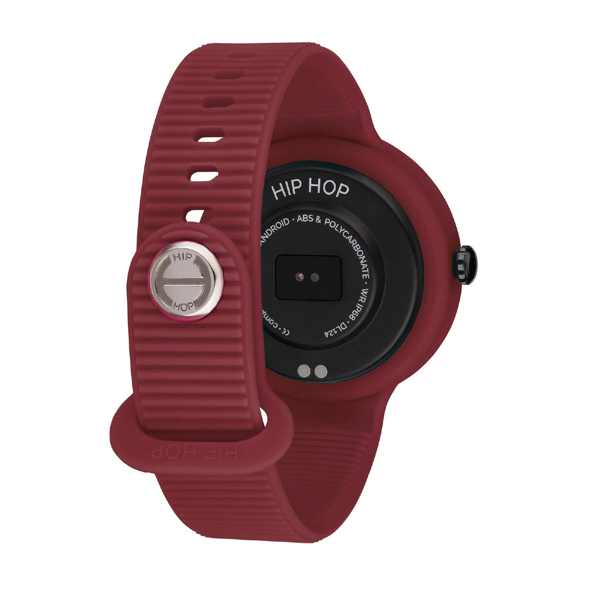 Orologio Hip Hop Hero Next in silicone azzurro e bordeaux MISURA UNICA