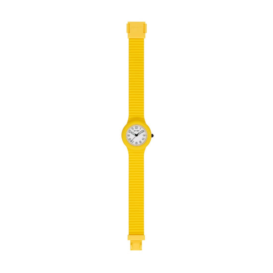 Orologio Hip Hop Numbers Collection 32 mm in silicone giallo MISURA UNICA