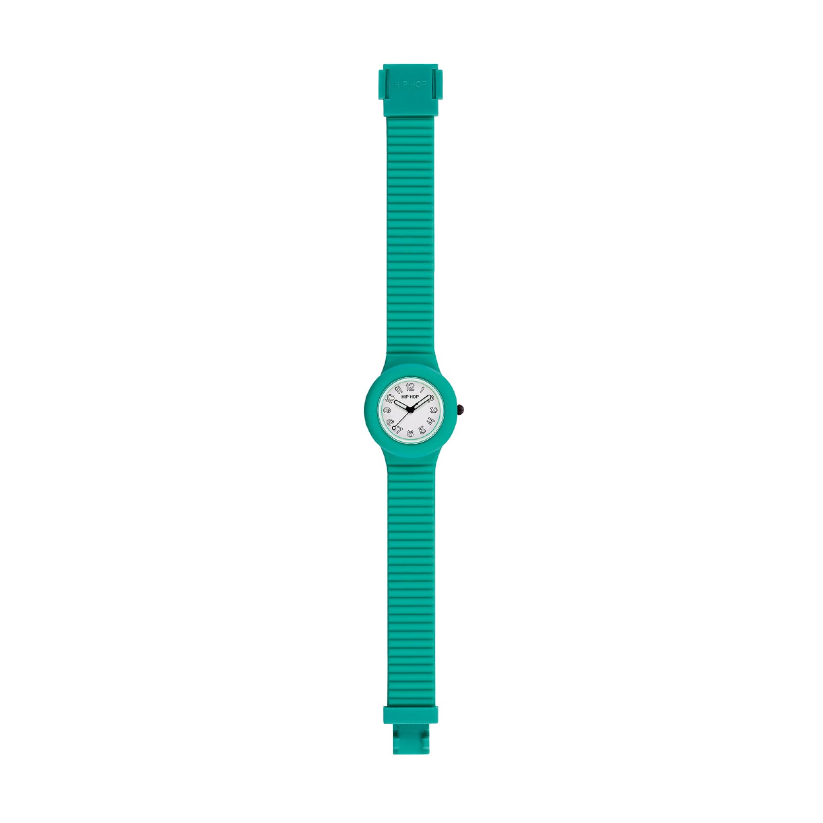 Orologio Hip Hop Numbers Collection 32 mm in silicone azzurro MISURA UNICA