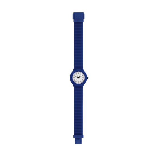 Orologio Hip Hop Numbers Collection 32 mm in silicone blu MISURA UNICA
