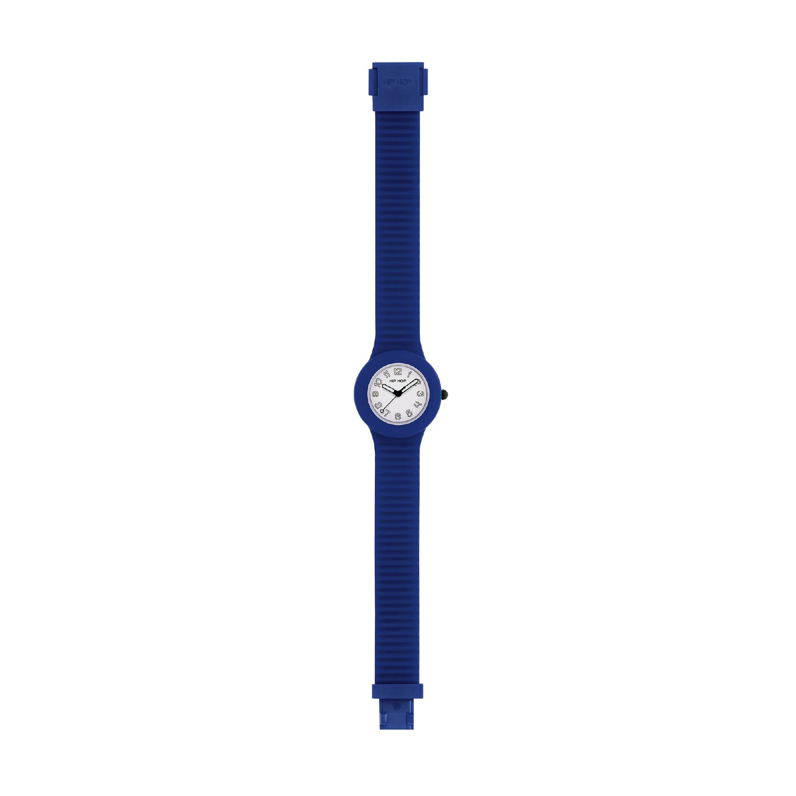 Orologio Hip Hop Numbers Collection 32 mm in silicone blu MISURA UNICA
