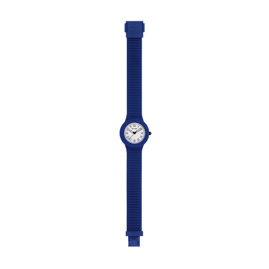 Orologio Hip Hop Numbers Collection 32 mm in silicone blu MISURA UNICA