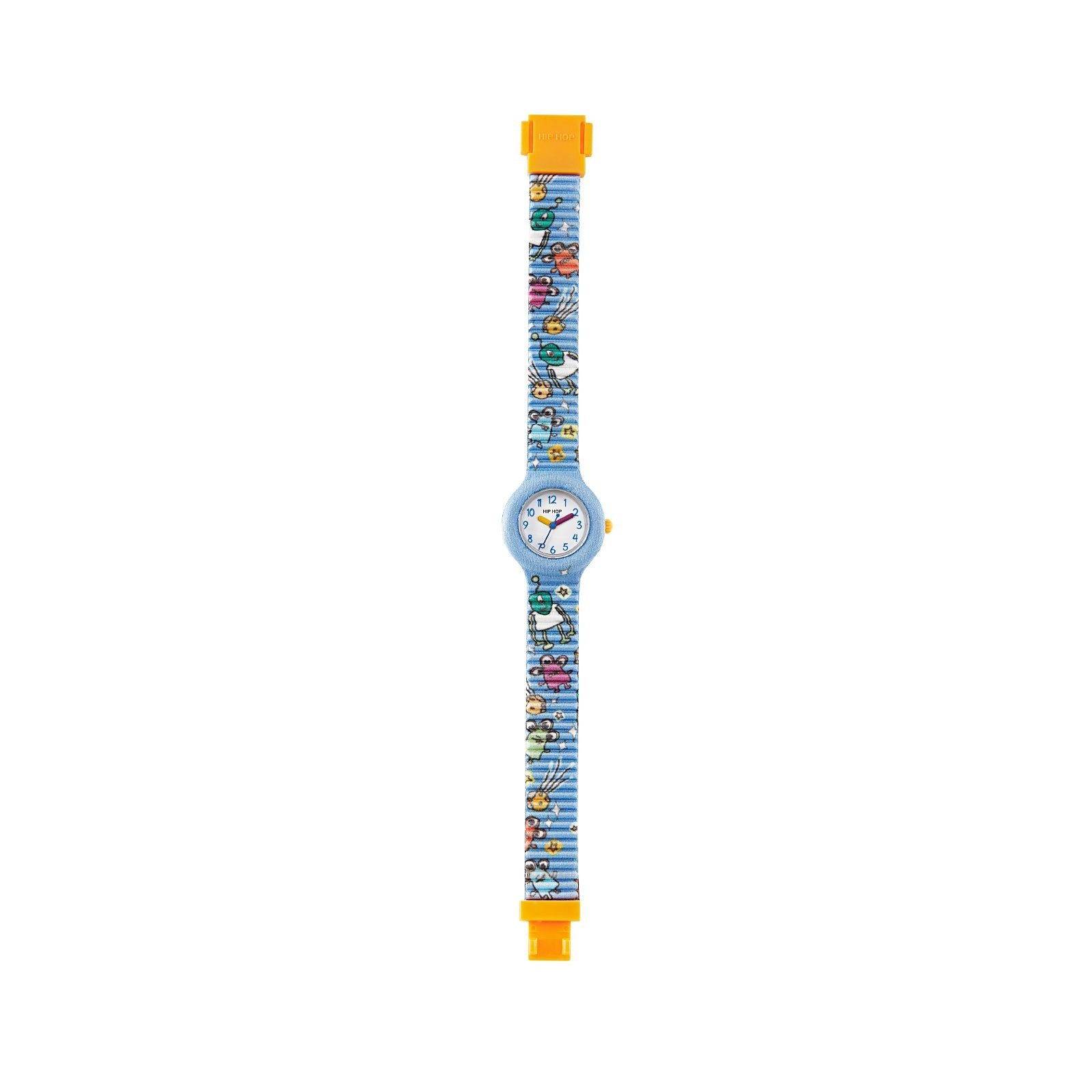 Orologio solo tempo Hip Hop Kids Fun bambino con cinturino fantasia HWU1176-2