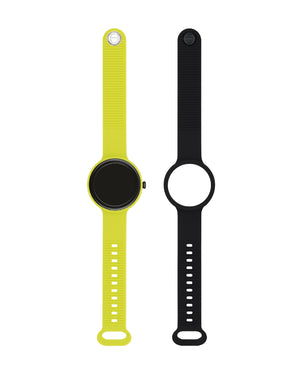 Orologio Smartwatch unisex Hip Hop Hero.Next cassa 41mm in ABS e cinturino in silicone giallo cyber lime HWU1195