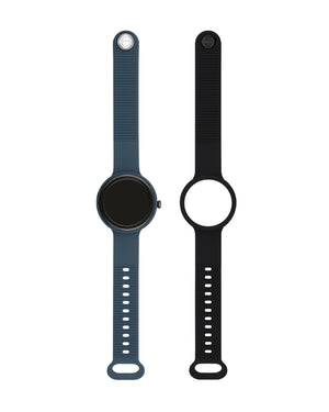 Orologio Smartwatch unisex Hip Hop Hero.Next cassa 41mm in ABS e cinturino in silicone blu cosmic HWU1197