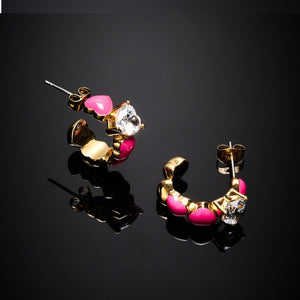 Orecchini Chiara Ferragni Cuoricino Neon da donna