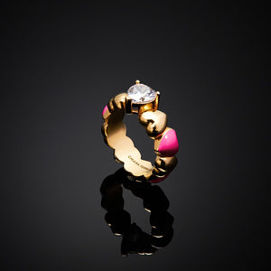 Anello Chiara Ferragni Cuoricino Neon da donna