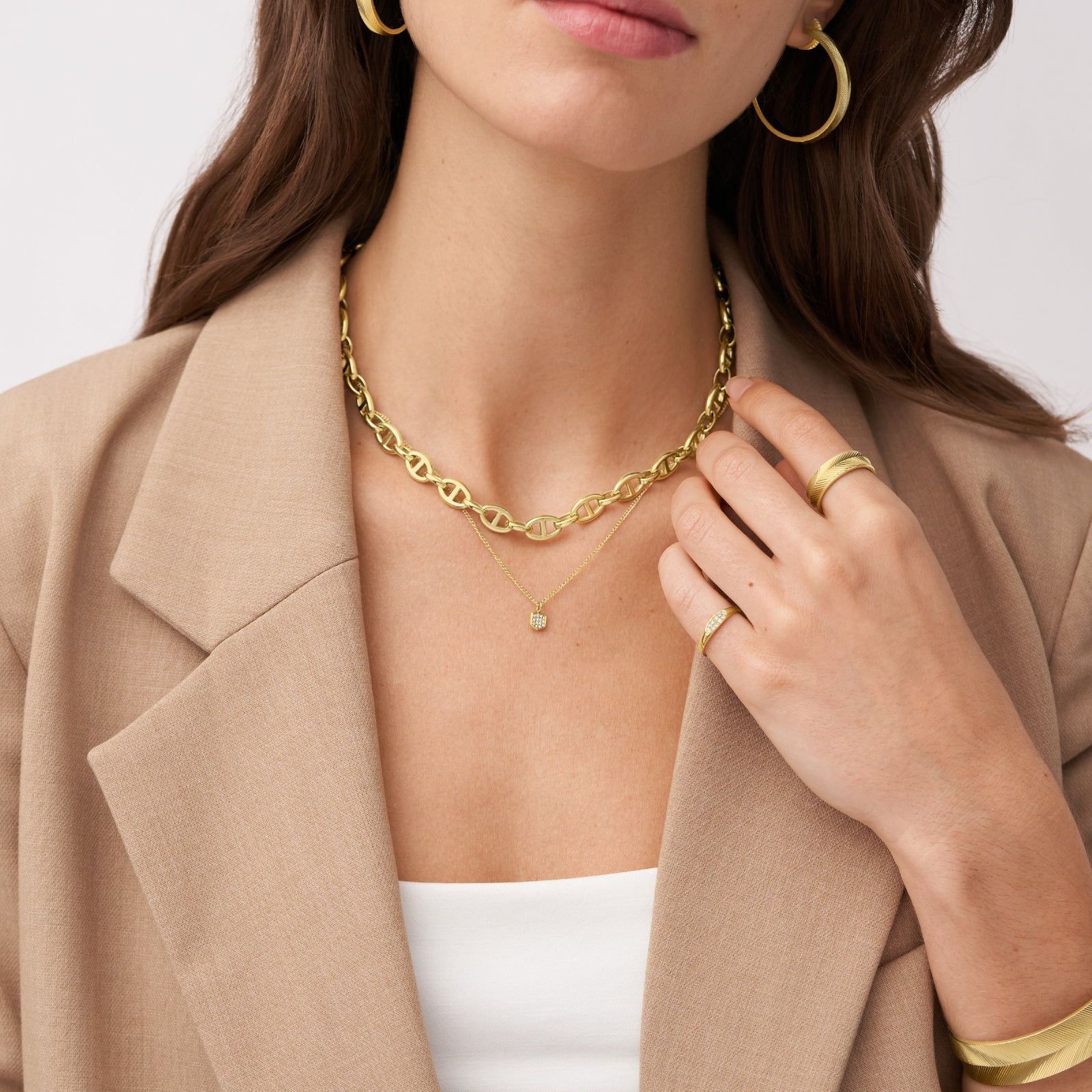 Collana Fossil Heritage da donna JA7209710-4